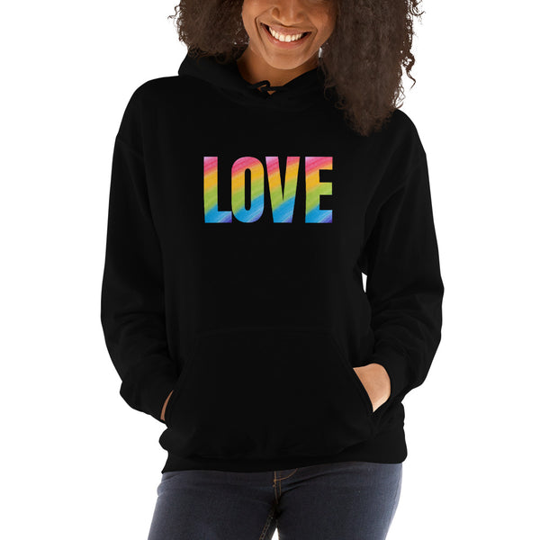 Love Rainbow - Regular Print - Unisex Hoodie