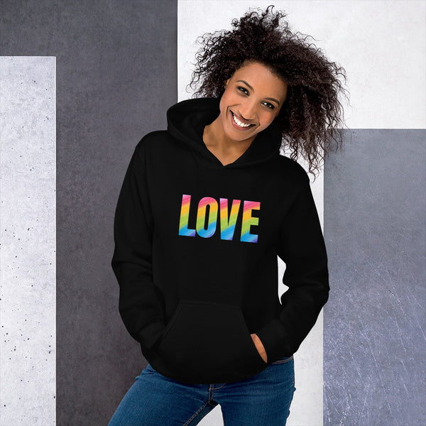 Love Rainbow - Regular Print - Unisex Hoodie