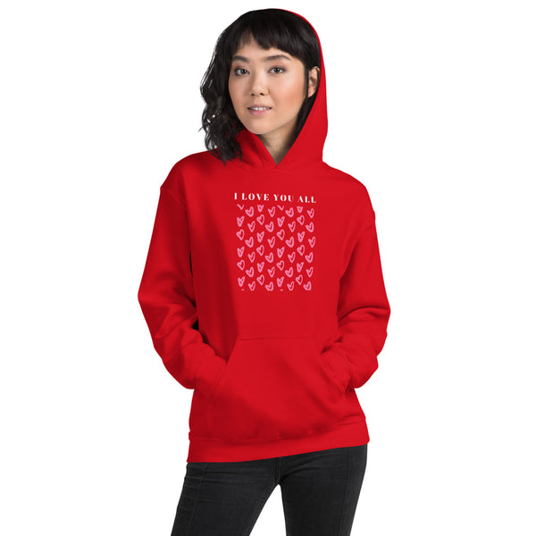 Love You All - Regular Print - Unisex Hoodie