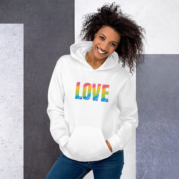 Love Rainbow - Regular Print - Unisex Hoodie