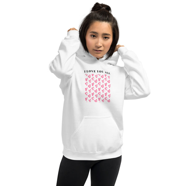 Love You All - Regular Print - Unisex Hoodie