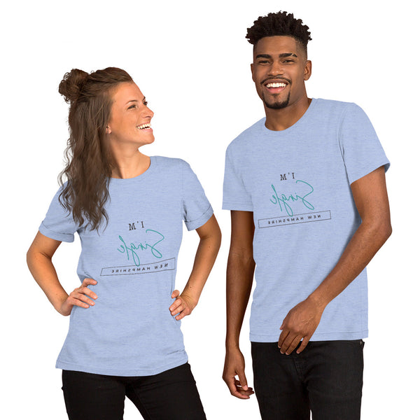 Single In New Hampshire - Short-Sleeve Unisex T-Shirt