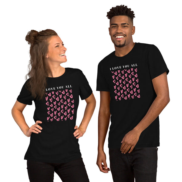 Love You All - Regular Print - Short-Sleeve Unisex T-Shirt