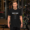 Best Dad Voted By Names (4 Names) - Regular Print -Short-Sleeve Unisex T-Shirt