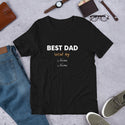 Best Dad Voted By Names (2 Names) - Regular Print - Short-Sleeve Unisex T-Shirt