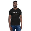 Best Dad Voted By Names (2 Names) - Regular Print - Short-Sleeve Unisex T-Shirt