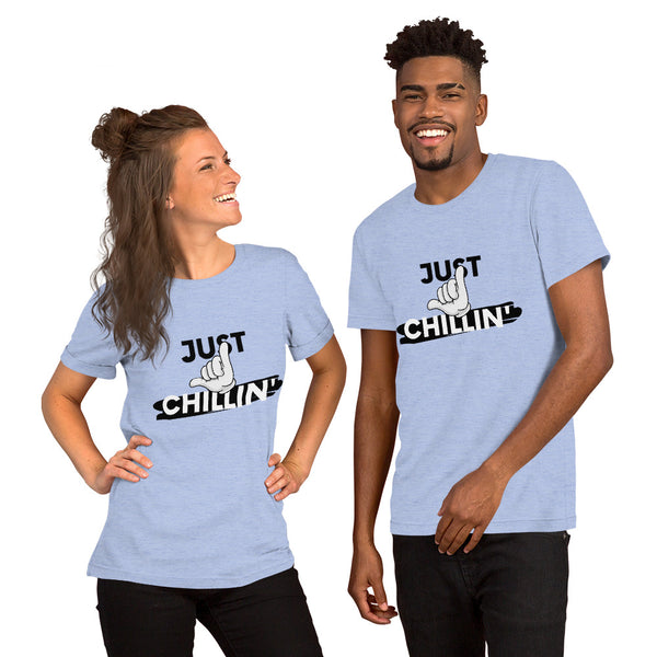 Just Chillin' - Regular Print- Short-Sleeve Unisex T-Shirt