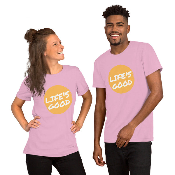 Life's Good - Regular Print - Short-Sleeve Unisex T-Shirt