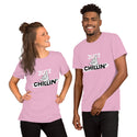 Just Chillin' - Regular Print- Short-Sleeve Unisex T-Shirt