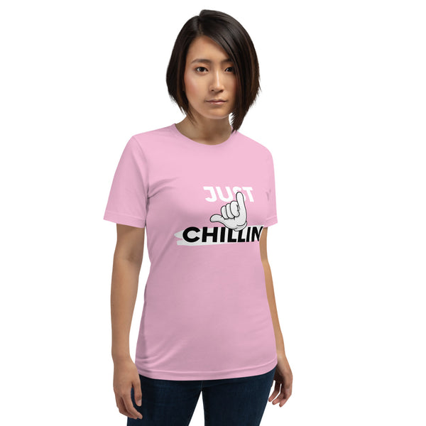 Just Chillin' - Regular Print- Short-Sleeve Unisex T-Shirt