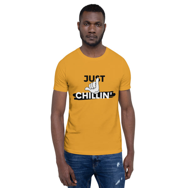 Just Chillin' - Regular Print- Short-Sleeve Unisex T-Shirt