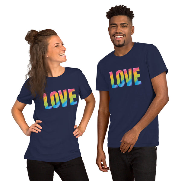 Love Rainbow - Short-Sleeve T-Shirt Regular Print