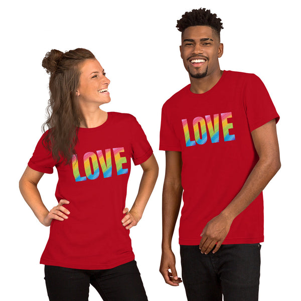 Love Rainbow - Short-Sleeve T-Shirt Regular Print