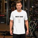 Best Dad Voted By Names (3 Names) Regular Print -Short-Sleeve Unisex T-Shirt